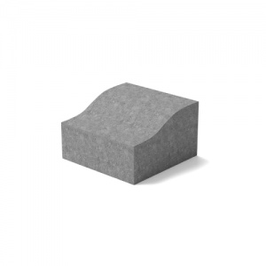 MB Stone K szegély - Szürke