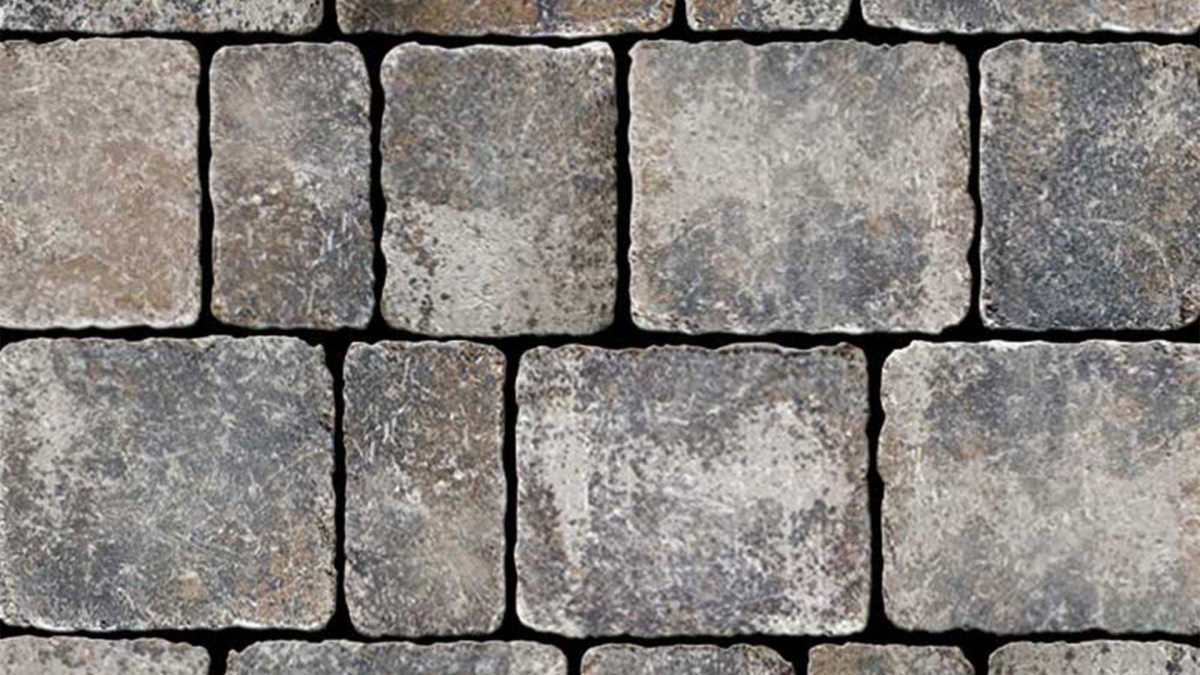 Semmelrock Appia Antica Kombi térkő - Lávaszürke (antikolt)