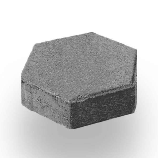 SW Hatkő térkő 6 cm - Fekete